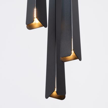 Luster na lanku PRYSM 3xG9/8W/230V čierna
