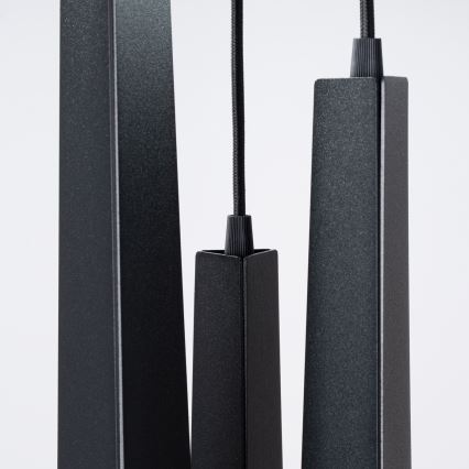 Luster na lanku PRYSM 3xG9/8W/230V čierna