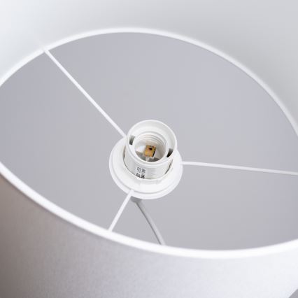 Luster na lanku NOVA 1xE27/15W/230V pr. 30 cm biela