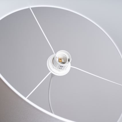 Luster na lanku NOVA 1xE27/15W/230V pr. 40 cm biela