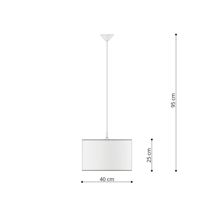 Detský luster na lanku OWLS 1xE27/15W/230V pr. 40 cm sovy
