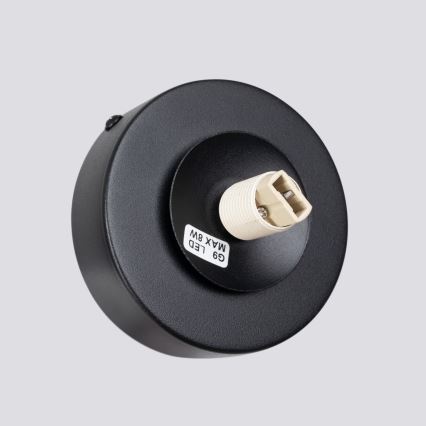 Nástenné svietidlo YOLI 1xG9/8W/230V čierna