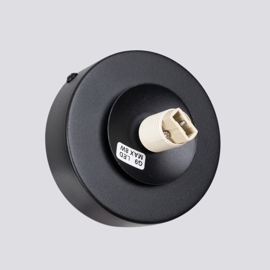 Nástenné svietidlo YOLI 1xG9/8W/230V čierna