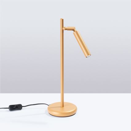 Stolná lampa PASTELO 1xG9/8W/230V zlatá