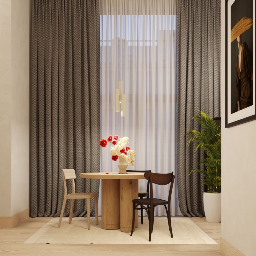 Luster na lanku LAGOS 1xGU10/10W/230V krémová