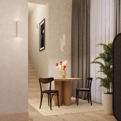 Luster na lanku LAGOS 1xGU10/10W/230V krémová