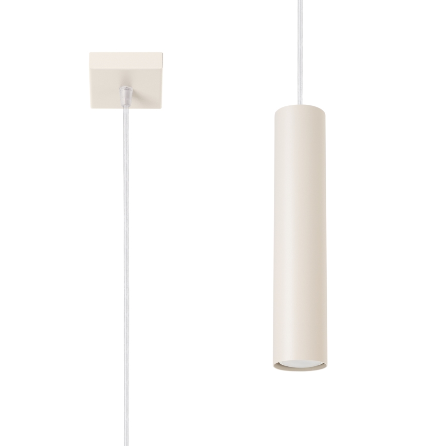 Luster na lanku LAGOS 1xGU10/10W/230V krémová