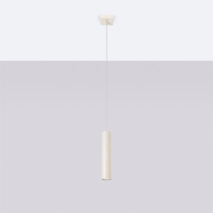 Luster na lanku LAGOS 1xGU10/10W/230V krémová