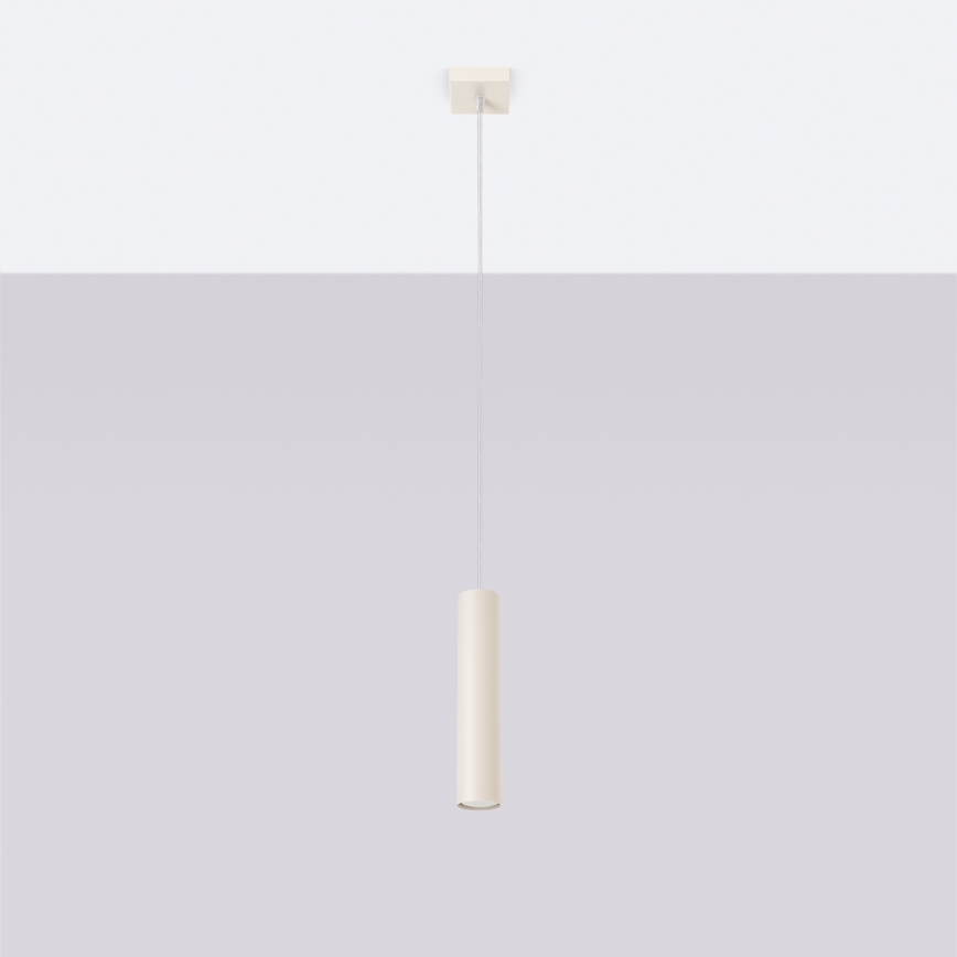 Luster na lanku LAGOS 1xGU10/10W/230V krémová