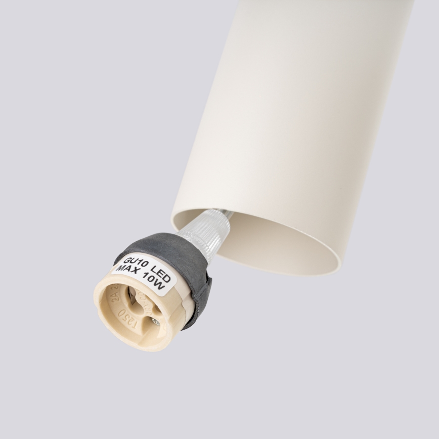 Luster na lanku LAGOS 1xGU10/10W/230V krémová