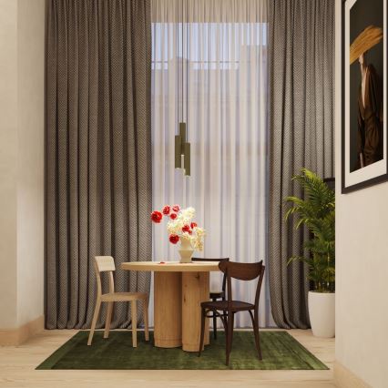 Luster na lanku LAGOS 1xGU10/10W/230V zelená