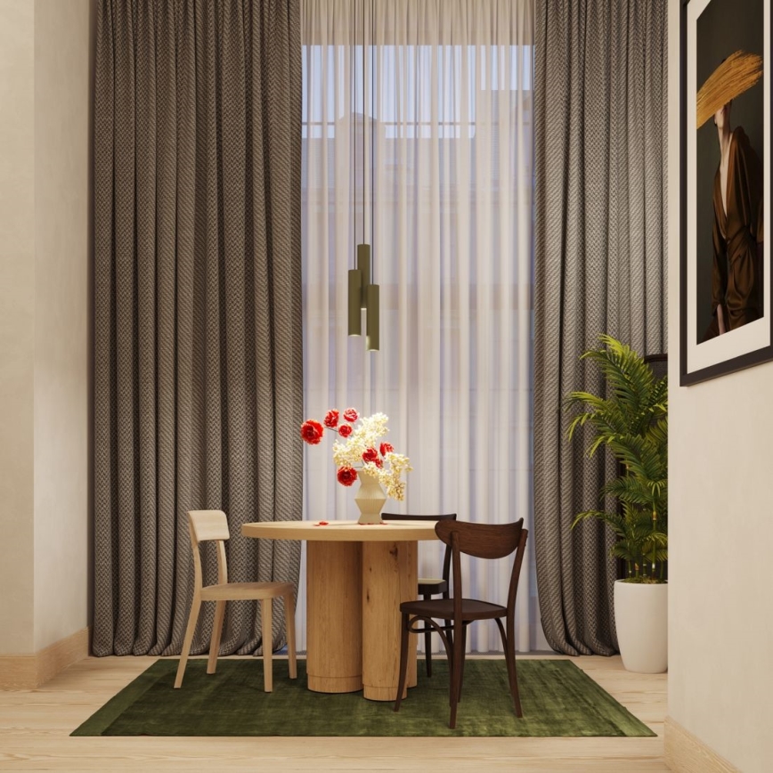 Luster na lanku LAGOS 1xGU10/10W/230V zelená