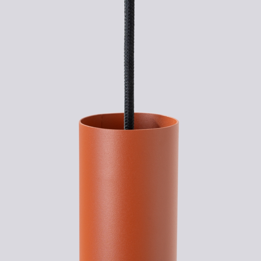 Luster na lanku LAGOS 1xGU10/10W/230V červená