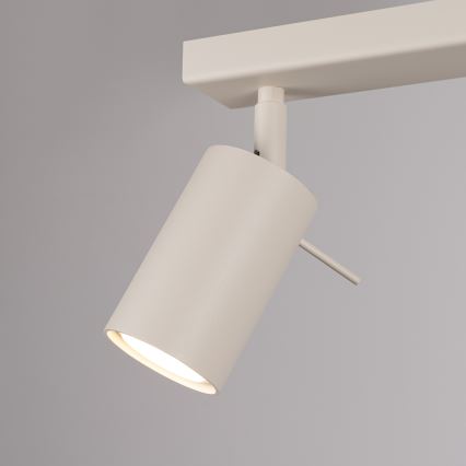 Bodové svietidlo RING 4xGU10/10W/230V krémová
