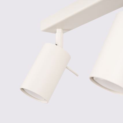 Bodové svietidlo RING 4xGU10/10W/230V krémová