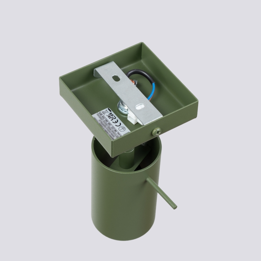 Nástenné bodové svietidlo RING 1xGU10/10W/230V zelená