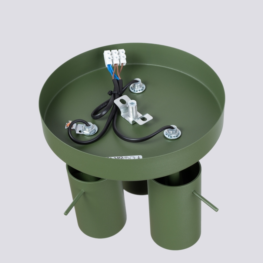 Bodové svietidlo RING 3xGU10/10W/230V zelená
