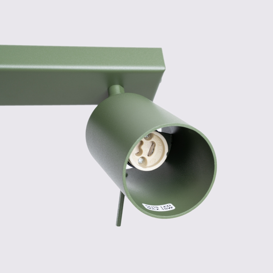Bodové svietidlo RING 4xGU10/10W/230V zelená