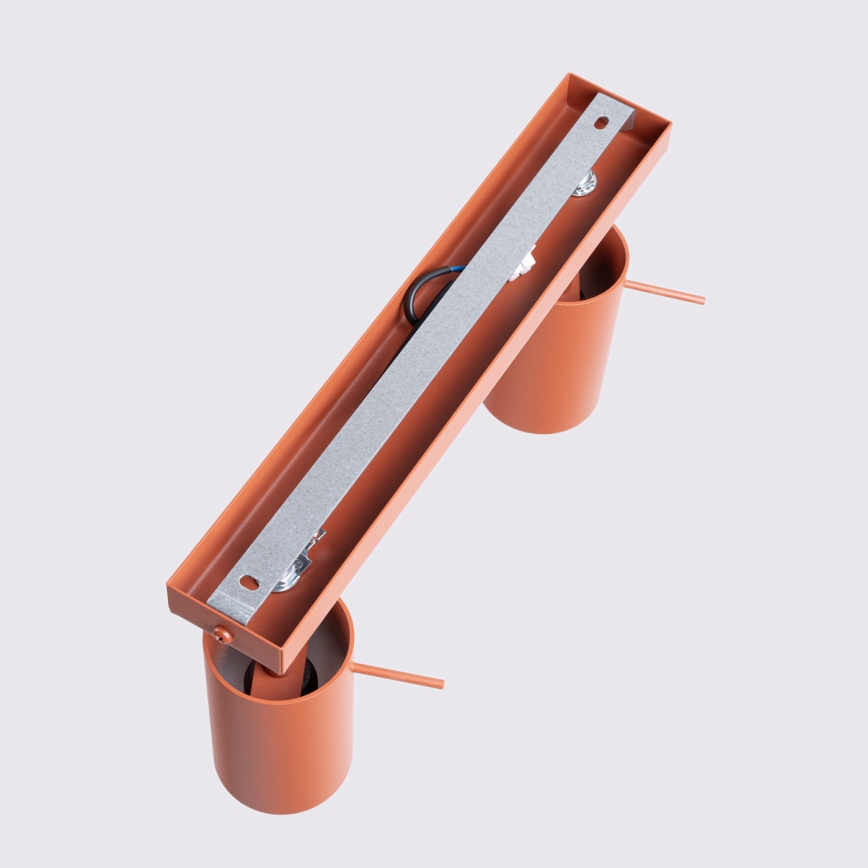 Bodové svietidlo RING 2xGU10/10W/230V červená