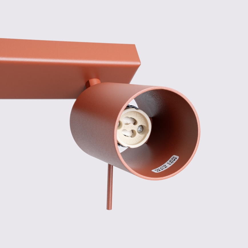 Bodové svietidlo RING 4xGU10/10W/230V červená