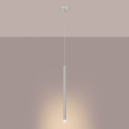 Luster na lanku PASTELO 1xG9/8W/230V krémová
