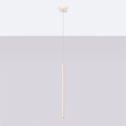 Luster na lanku PASTELO 1xG9/8W/230V krémová