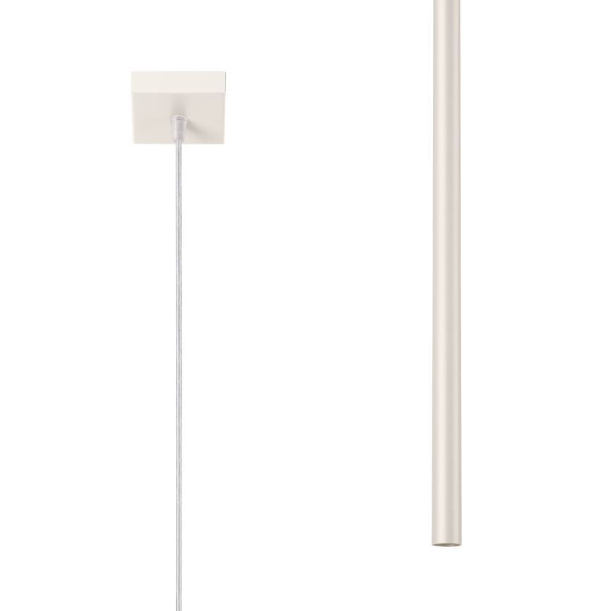 Luster na lanku PASTELO 1xG9/8W/230V krémová