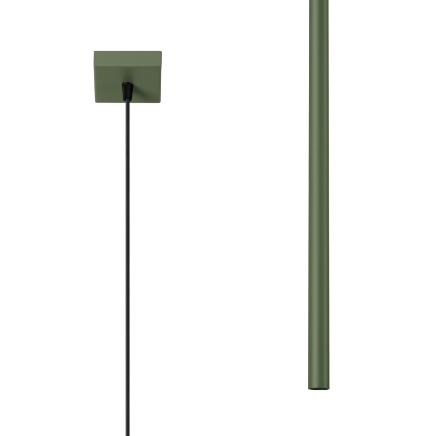 Luster na lanku PASTELO 1xG9/8W/230V zelená