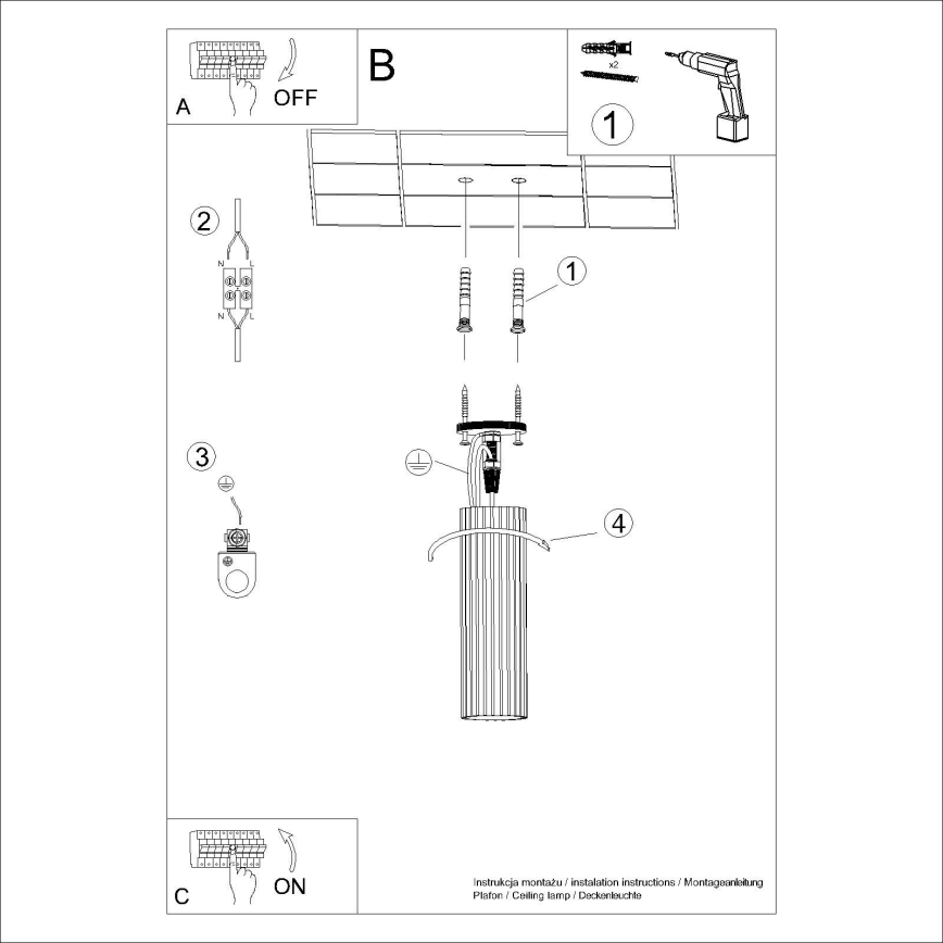 Bodové svietidlo KARBON 1xGU10/10W/230V 20 cm biela