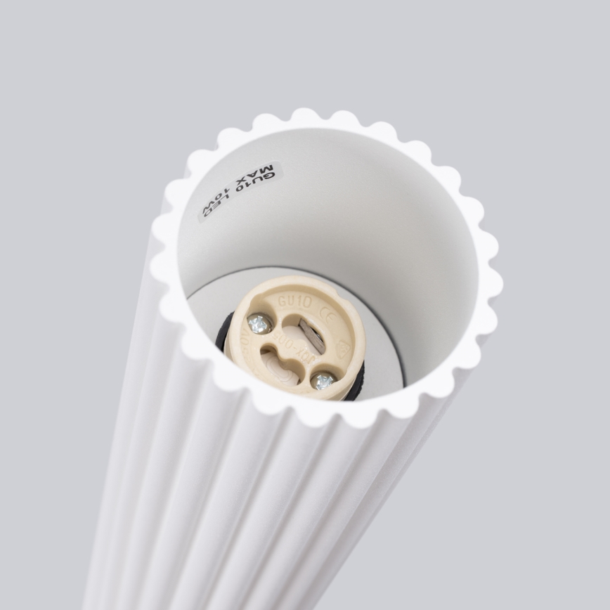 Bodové svietidlo KARBON 1xGU10/10W/230V 60 cm biela
