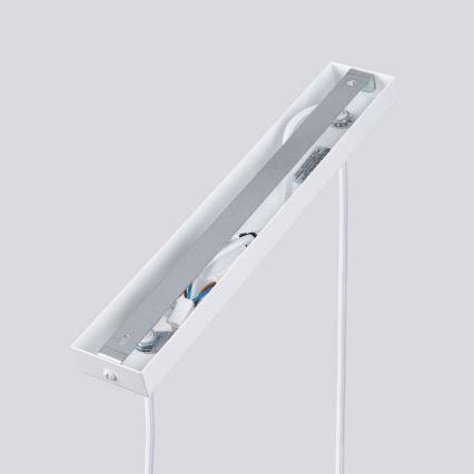 Luster na lanku KARBON 2xGU10/10W/230V biela