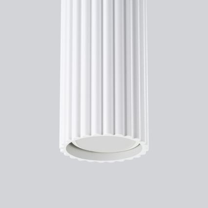 Luster na lanku KARBON 3xGU10/10W/230V biela