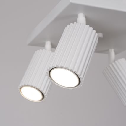 Bodové svietidlo KARBON 4xGU10/10W/230V biela