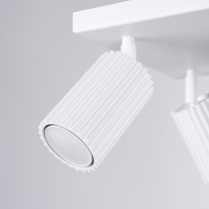 Bodové svietidlo KARBON 4xGU10/10W/230V biela