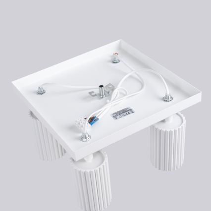 Bodové svietidlo KARBON 4xGU10/10W/230V biela