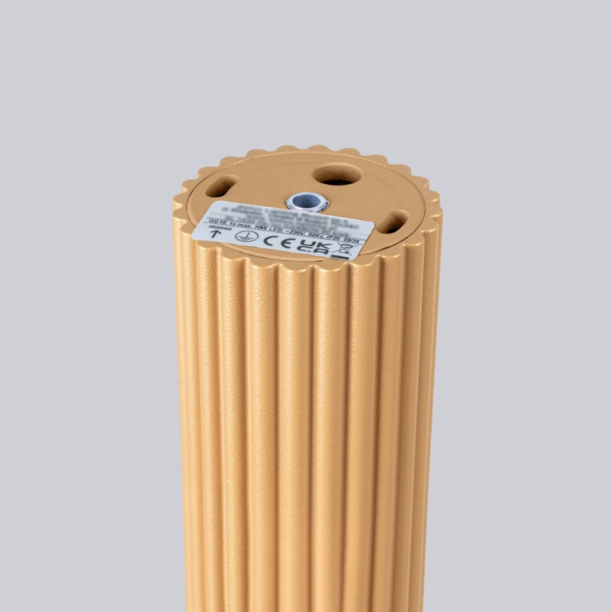 Bodové svietidlo KARBON 1xGU10/10W/230V 20 cm zlatá