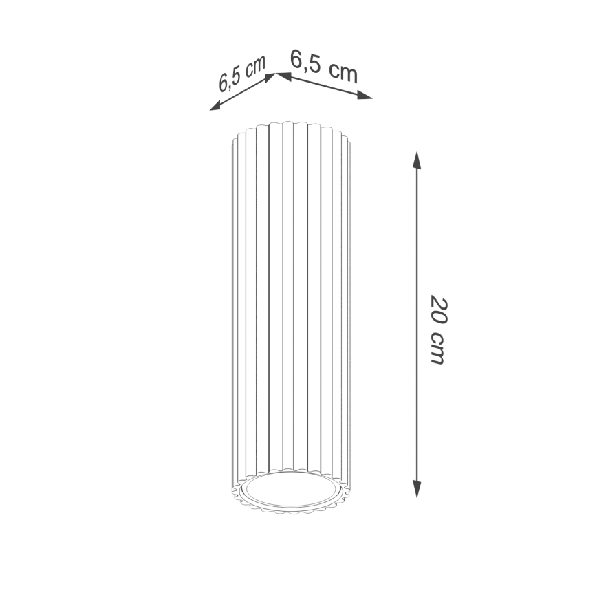 Bodové svietidlo KARBON 1xGU10/10W/230V 20 cm zlatá