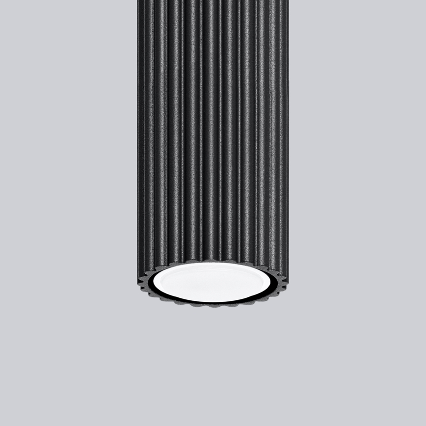 Bodové svietidlo KARBON 1xGU10/10W/230V 20 cm čierna