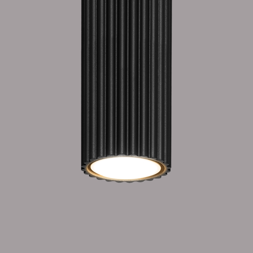 Bodové svietidlo KARBON 1xGU10/10W/230V 30 cm čierna