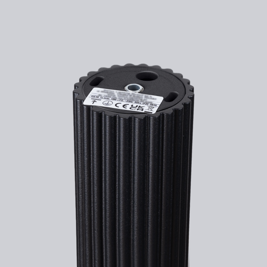 Bodové svietidlo KARBON 1xGU10/10W/230V 30 cm čierna