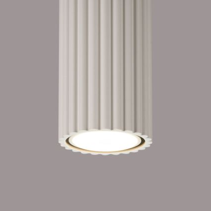 Bodové svietidlo KARBON 1xGU10/10W/230V 20 cm krémová