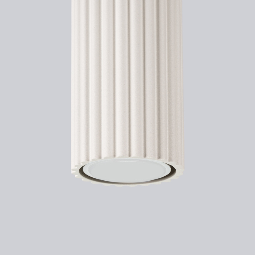 Bodové svietidlo KARBON 1xGU10/10W/230V 20 cm krémová