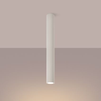 Bodové svietidlo KARBON 1xGU10/10W/230V 60 cm krémová