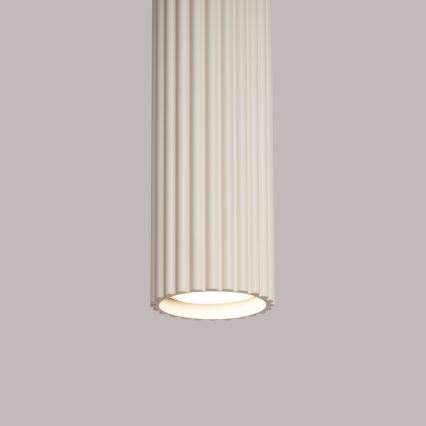 Luster na lanku KARBON 1xGU10/10W/230V krémová