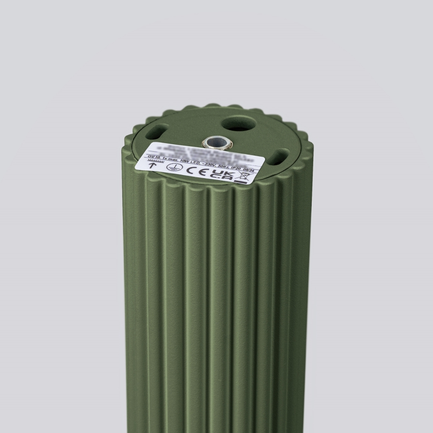 Bodové svietidlo KARBON 1xGU10/10W/230V 20 cm zelená
