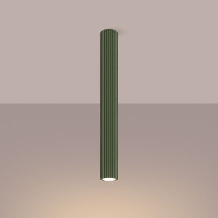 Bodové svietidlo KARBON 1xGU10/10W/230V 60 cm zelená