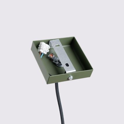 Luster na lanku KARBON 1xGU10/10W/230V zelená