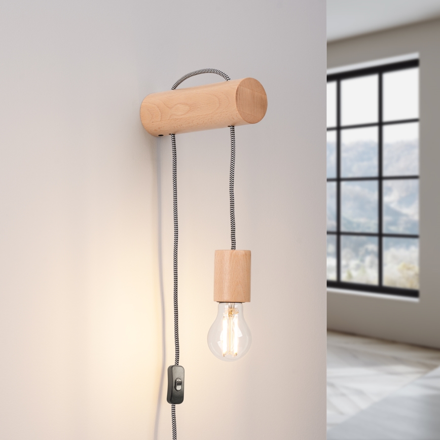 Nástenná lampa NIMBI 1xE27/15W/230V buk