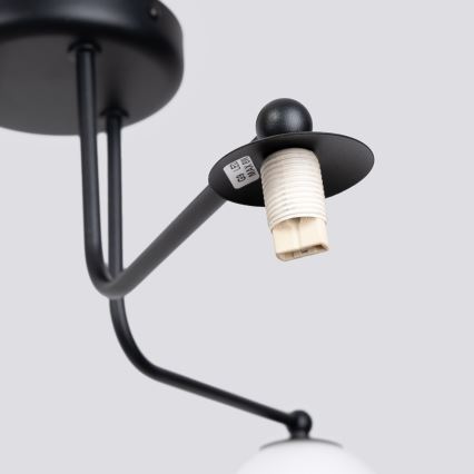 Luster na tyči ASTRAL 3xG9/8W/230V čierna