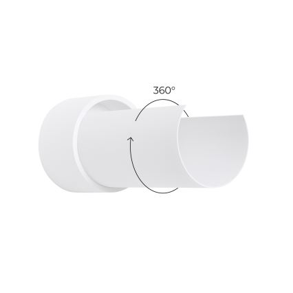 Nástenné svietidlo FLASH 1xE27/15W/230V biela